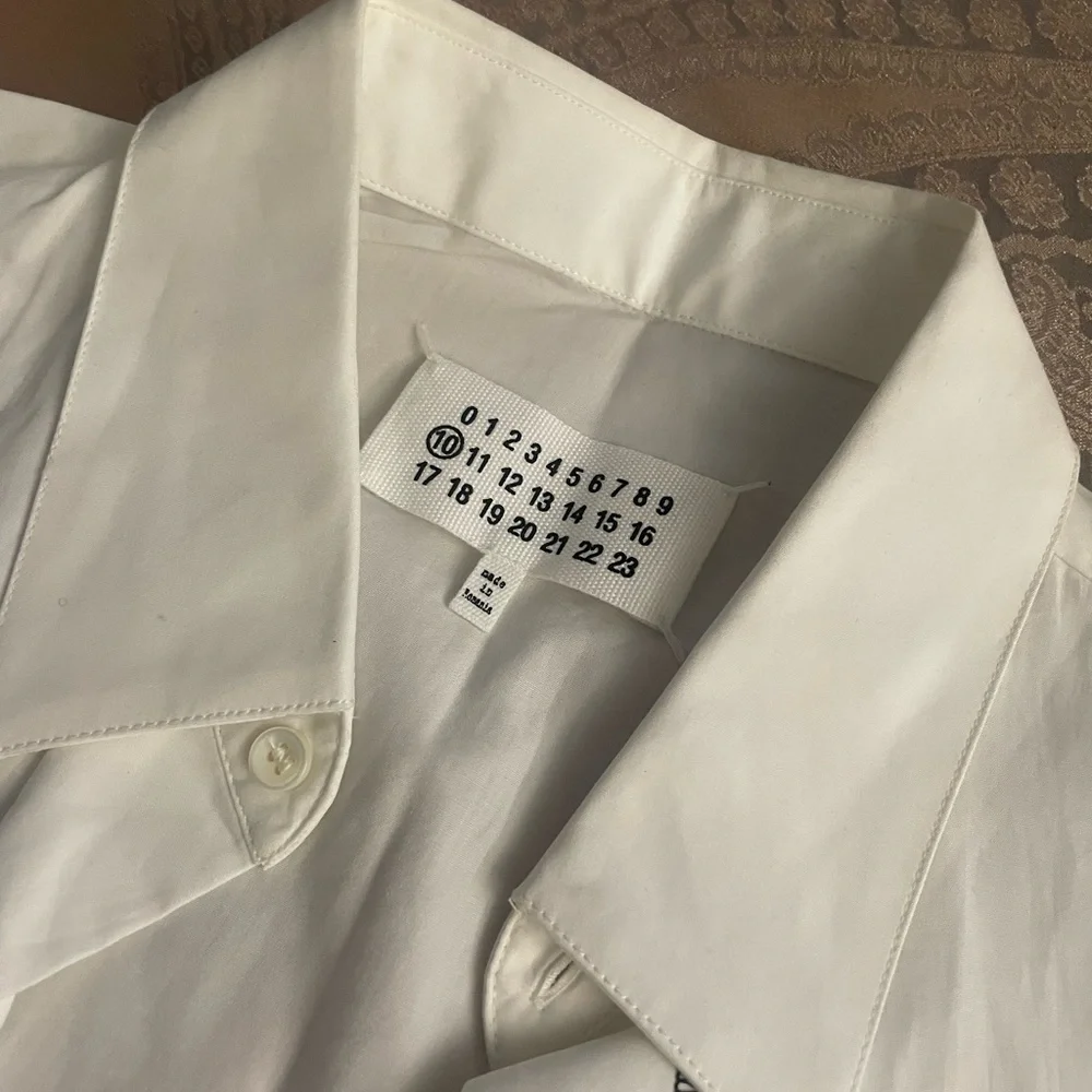 Maison Margiela Mens Cotton Stitch Shirt Sz 41/L - Picture 12 of 12